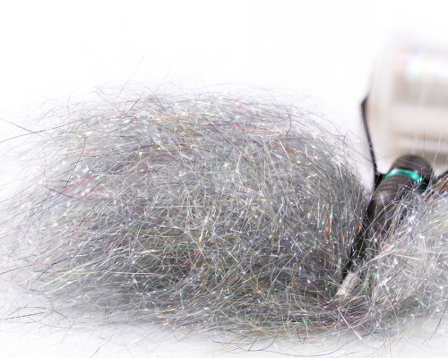 Baitfish ULTRA Sparkle Dubbing, Ice Gray UVR / 09 Baitfish ULTRA Sparkle Dubbing, Ice Gray UVR / 09